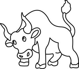Coloring Animal Line Art