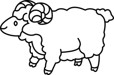 Coloring Animal Line Art