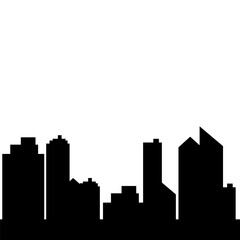 Fototapeta premium Building Silhouette Minimalist