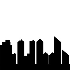 Fototapeta premium Building Silhouette Minimalist