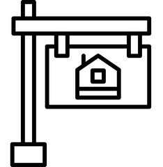 For Rent outline icon