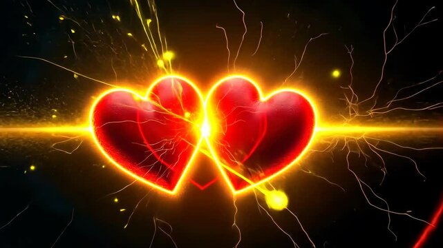 Painful attraction, intense feelings, romantic bonds. Heartache resonance. Sparks emerge between split hearts. Emotions intensify passionate encounters. Affection sparks romantic memories.