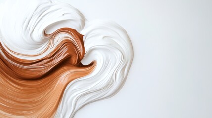 Artistic set of iced coffee beans and coffee cup drinks isolated on white background,hand-drawn vector,hot coffee drinks,cafe shop,modern flat design,Fashionable and cute coffee motif concept.