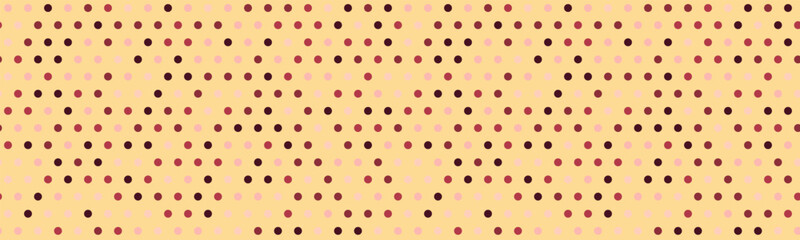 Abstract pastel background with a scattered polka dot pattern.  Warm earth tones create a subtle, yet visually appealing texture ideal for website banners, social media posts, or print designs.