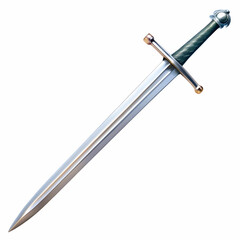 Sword Isolated on White Background