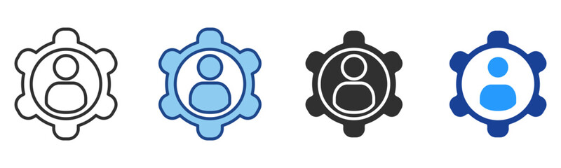 User Icon Multiple Style Vector Collection 