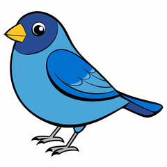 blue bird cartoon