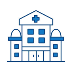 Buildings Line Editable Stroke Icon. Real Estate, City, Cityscape, House, Home, Apartment, Condominium, Hotel, Mall,  Town, Architecture Buildings Icons Vector Illustration