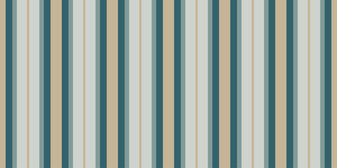 Obraz premium Elegant vertical stripes in calming teal, beige, and gray tones. Perfect for backgrounds, website design, textile prints, or packaging. Evokes a sense of serenity and sophistication.