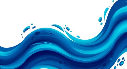 Azure Undulation AI Generated