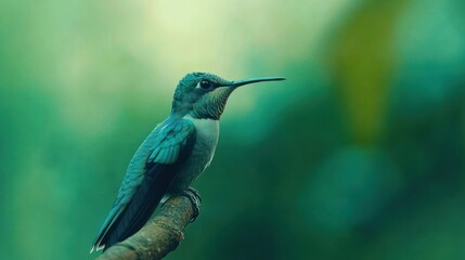 Fototapeta premium Emerald Hummingbird