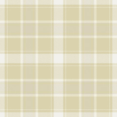 Picnic seamless pattern background, duvet cover texture check tartan. Small plaid fabric textile vector in light and white colors.