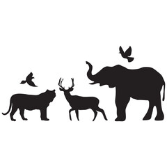 Wildlife Animal Silhouette