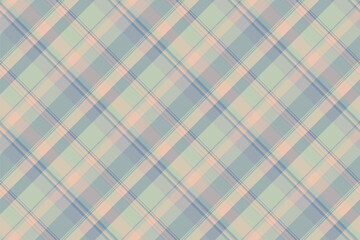 Mens shirt textile check background, yard pattern texture fabric. Rustic vector tartan seamless plaid in pastel and light colors.
