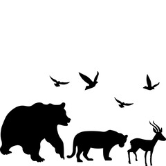  Wildlife Animal Silhouette