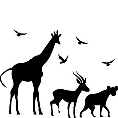  Wildlife Animal Silhouette