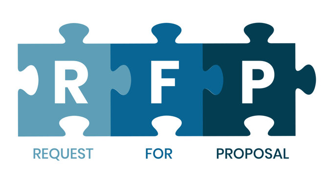 RFP - Request For Proposal. acronym, business concept. Vector infographic illustration for presentations, sites, reports, banners	
