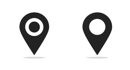 Two map pins indicating location