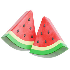 3d Watermelon Illustration