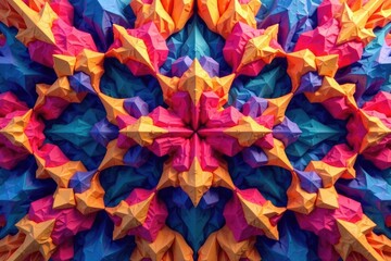 Abstract geometric shapes forming a repeating design , colorful, geometric, texture