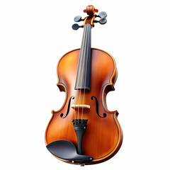 Fototapeta premium violin isolated on white background
