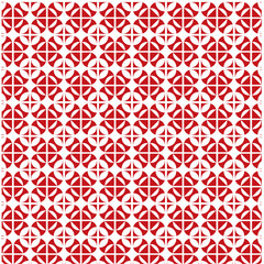 seamless pattern with red flower

