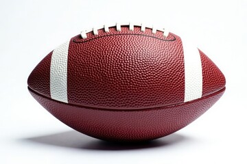 Fototapeta premium Close-up of an american football on white background, game day, symbol