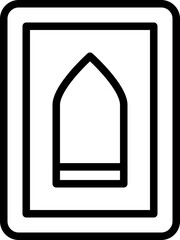 Prayer Mat Icon Vector Illustration