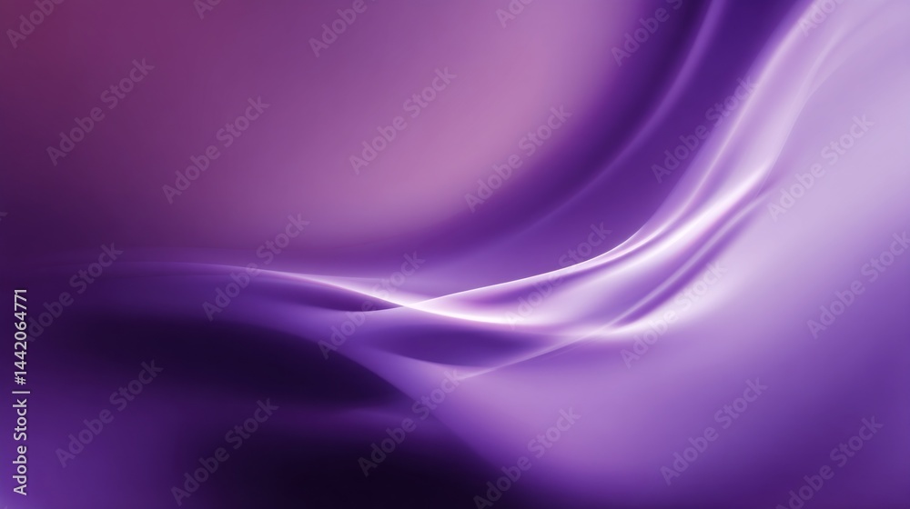Poster soft, swirling shades of purple blend seamlessly, creating an ethereal background that feels both ca