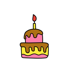 vector birthday cake