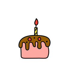 vector birthday cake