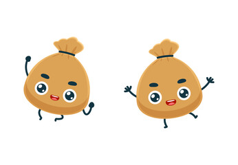 Set Mascot images of the Sack Bag