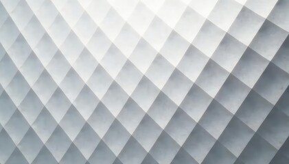 Fototapeta premium Subtle repeating diamond shapes, monochromatic palette, illusion, sophisticated, graphic