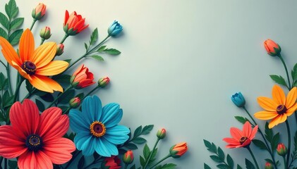 Obraz premium Subtle, repeating floral motif on a muted background , romantic, blossom, texture