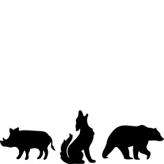 Wildlife Animal Silhouette