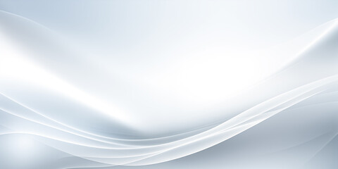 Obraz premium A serene abstract background with soft, flowing waves in shades of white and grey, ideal for modern design projects.