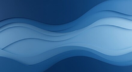 Azure Undulations AI Generated