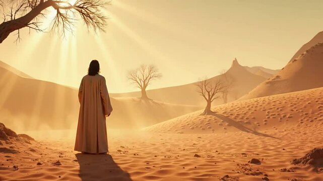 Jesus Christ temptation in the wilderness