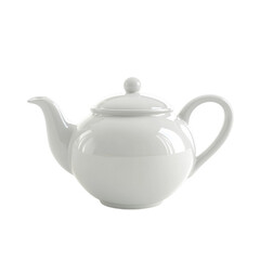 A simple white teapot a kitchen essential for tea lovers