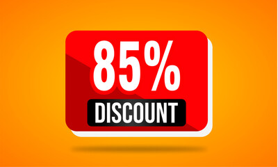Super Sale – 85% Discount Label