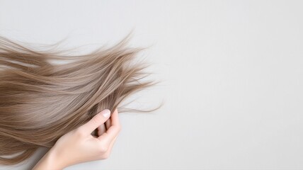 Hair Care: Blonde Hair Texture with Gentle Hand Touch blonde hair hair texture soft strands beauty