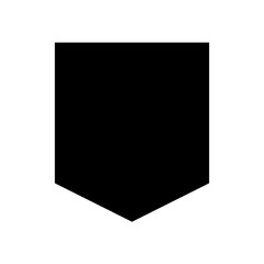 Obraz premium Shield emblem in black