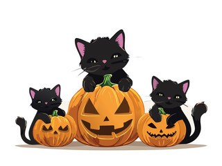 Enchanted Cat With Wizard Hat