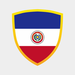 Fototapeta premium National Flag of Paraguay