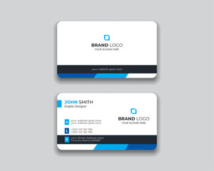 Professiona clean business card template.