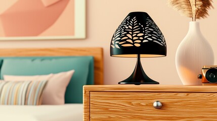 Modern Bedroom Nightstand Lamp