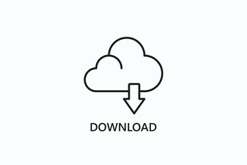 Download Icon Or Logo Isolated Illustration