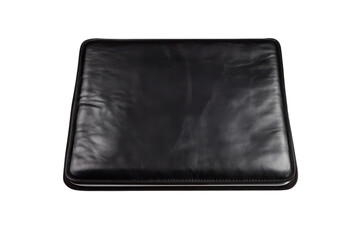 Elegant Black Leather Laptop Sleeve Protective and Stylish Case Soft Texture Minimalist Design