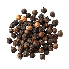 Obraz premium Fresh organic cubeb pepper harvested from sustainable farms in a clean environment, Fresh organic delicious cubeb pepper isolated on transparent background. Cubeb peppercorns transparent background