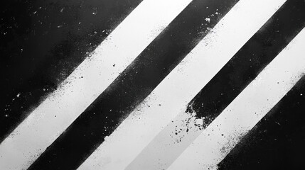 Fototapeta premium Abstract Black and White Diagonal Stripes Texture Background Wallpaper